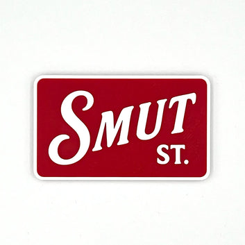 Smut St Retro Bookshelf Sign