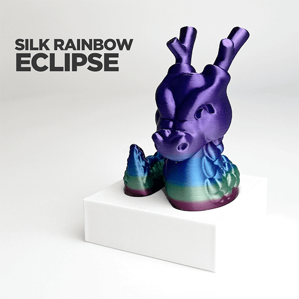 Satrah 3D Silk Rainbow Eclipse Swatch