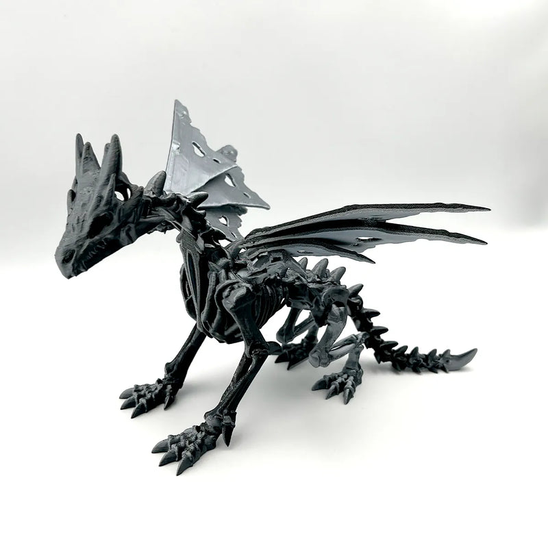 Wraithwing Skeleton Dragon showing skeletal wing detail