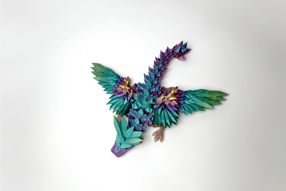 Baby Crystalwing Dragon Fidget by Satrah 3D