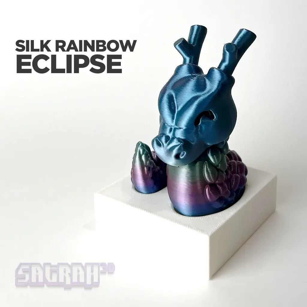 Satrah 3D Colour Option | Silk Eclipse Rainbow