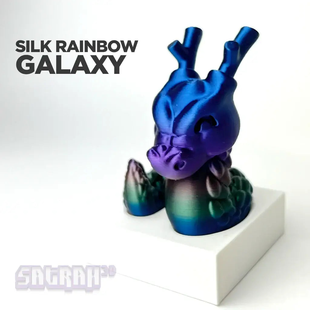 Satrah 3D Colour Option | Silk Galaxy Rainbow