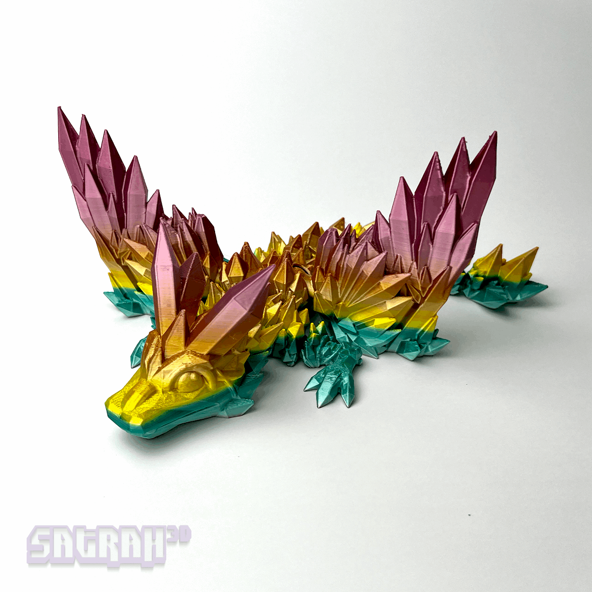 Baby Crystal Wing Dragon Fidget | Satrah 3D