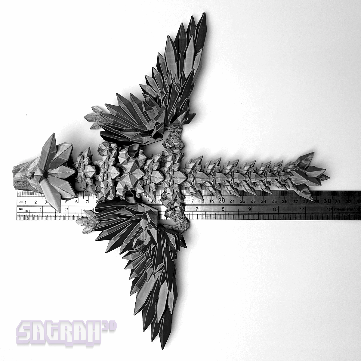 Baby Crystal Wing Dragon Fidget | Satrah 3D