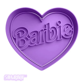 Barbie Heart Logo Cutter | Satrah 3D