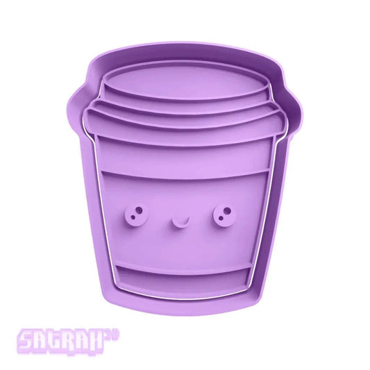 Cute Takeaway Coffee Cup Cutter