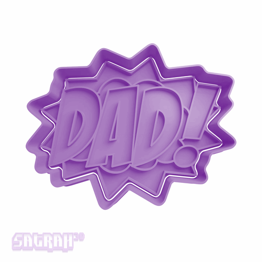 Dad Comic Style Cookie Cutter