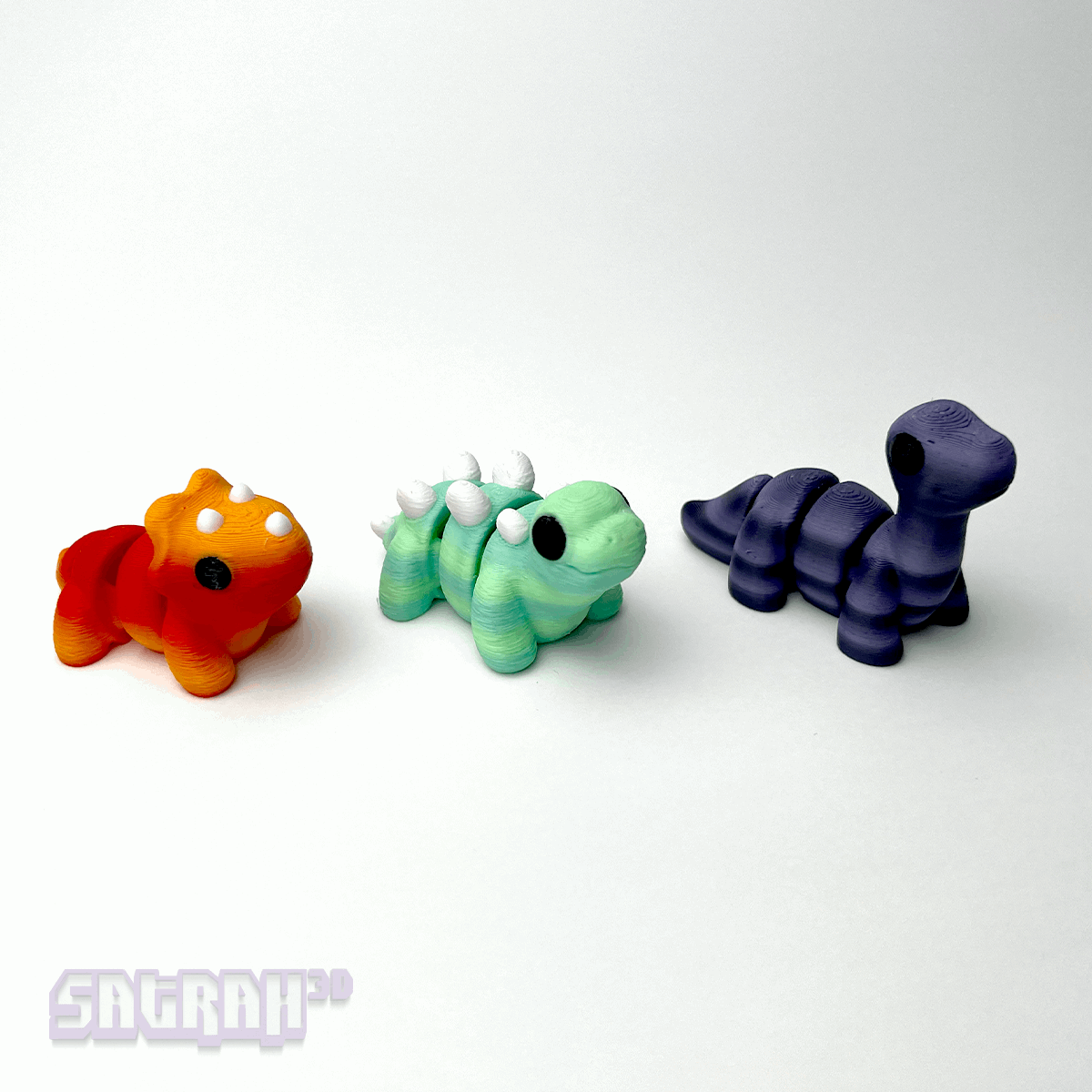 Dino Chonkz Mini Fidgets | Satrah 3D