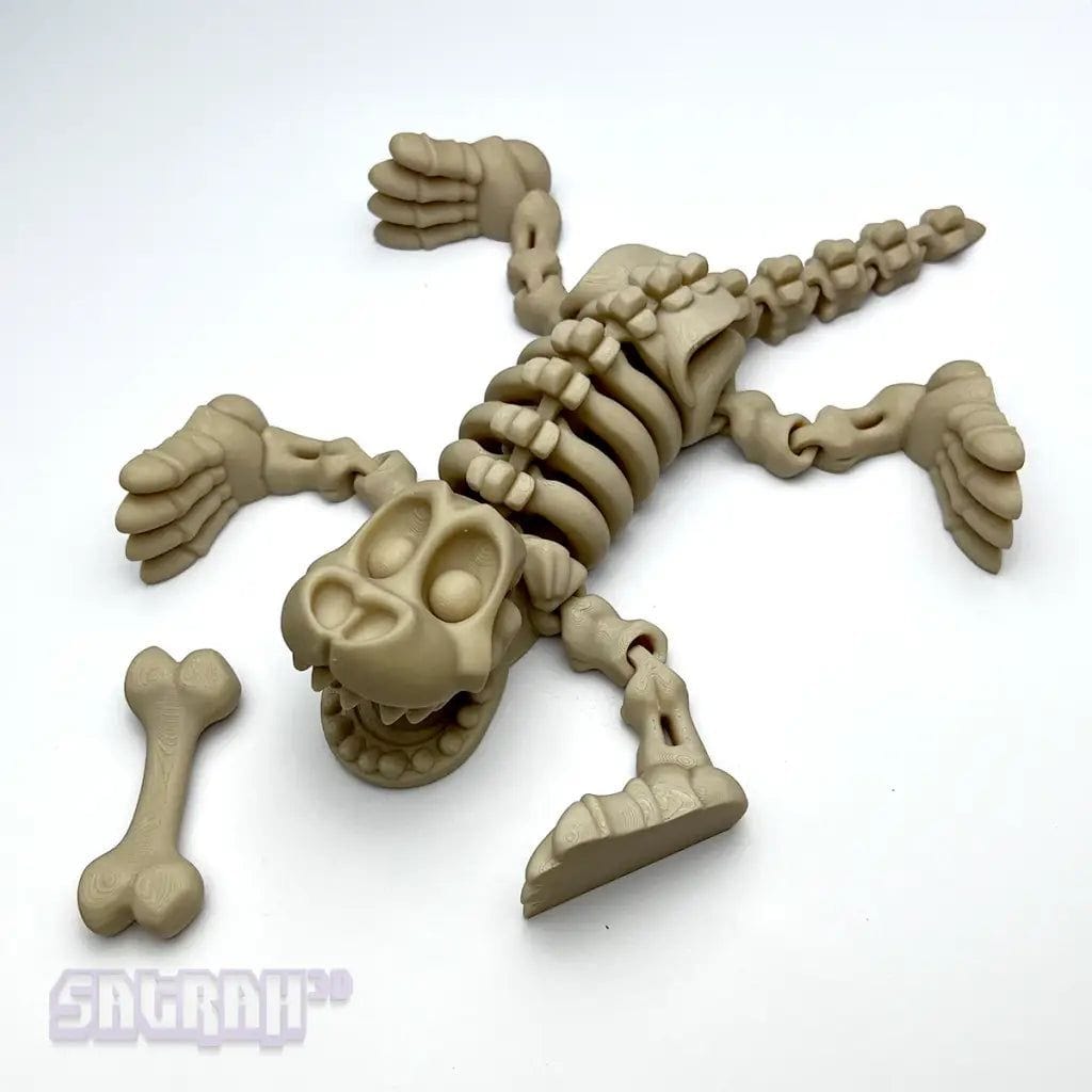 Dog Flexi Skeleton Fidget | Satrah 3D