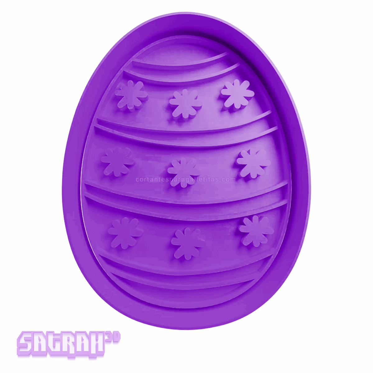 Easter Egg Cutter Style 3 | Satrah 3D