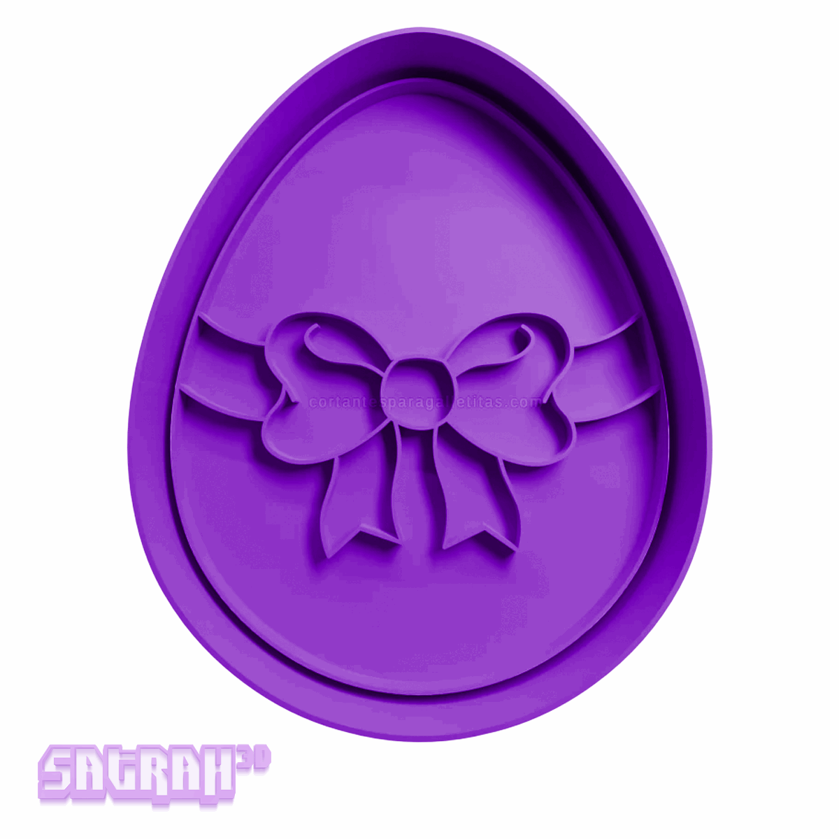 Easter Egg Cutter Style 4 | Satrah 3D