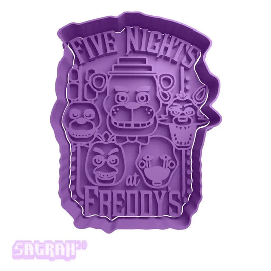 Five Nights At Freddy's Logo Cookie Cutter