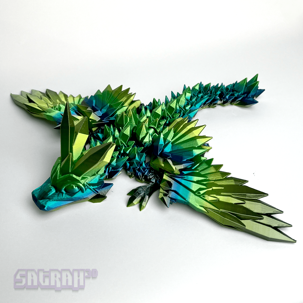 Forest Baby Crystal Wing Dragon Fidget - Satrah 3D