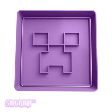 Minecraft Creeper Head Cookie Cutter | Satrah 3D