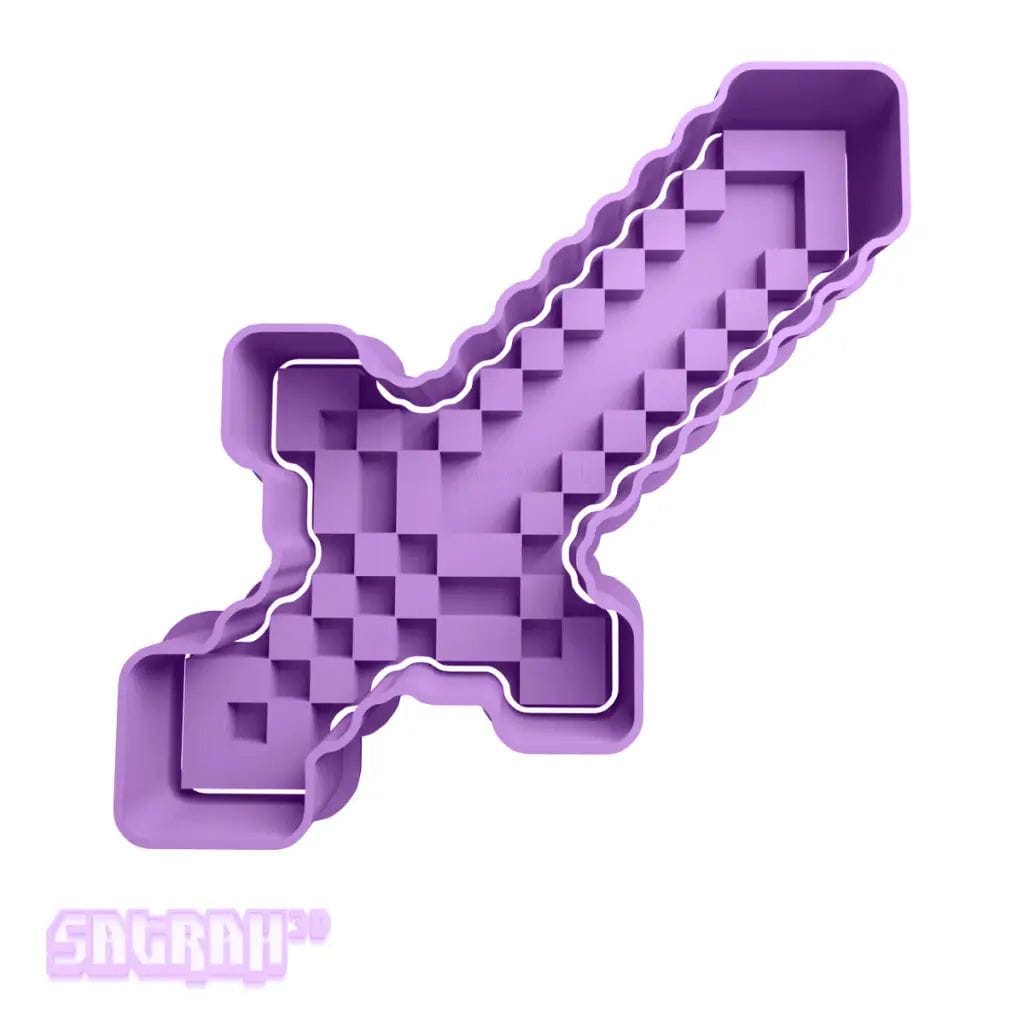 Minecraft Sword Cookie Cutter | Satrah 3D