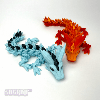 Mini Mystery Crystal Articulated Dragon