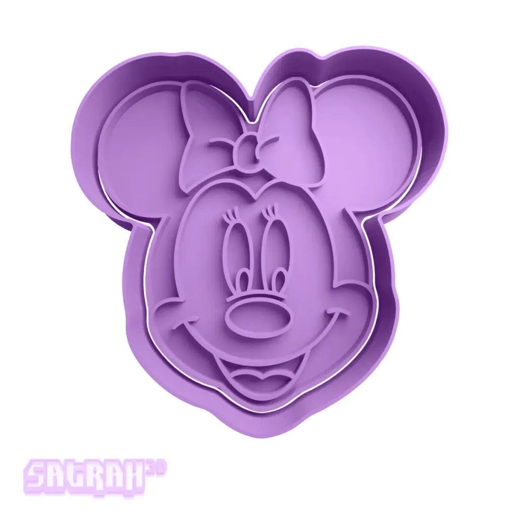 Minnie Mouse Head Cookie Cutter | Satrah 3D