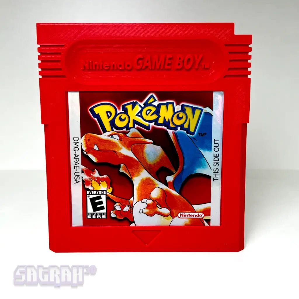Oversized Pokemon Game Boy Cartridge Display Piece | Satrah 3D