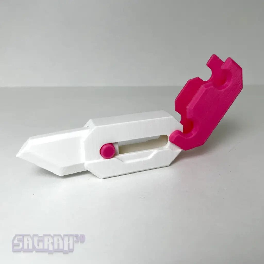 Pink Gravity Knife Fidget | Satrah 3D