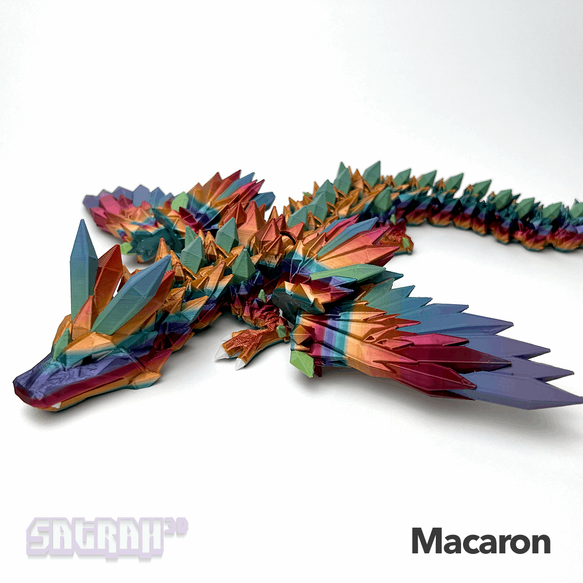Premium Crystal Wing Articulated Dragon | Satrah 3D