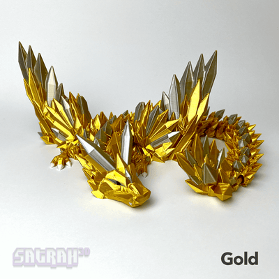 Premium Crystal Wing Articulated Dragon | Satrah 3D