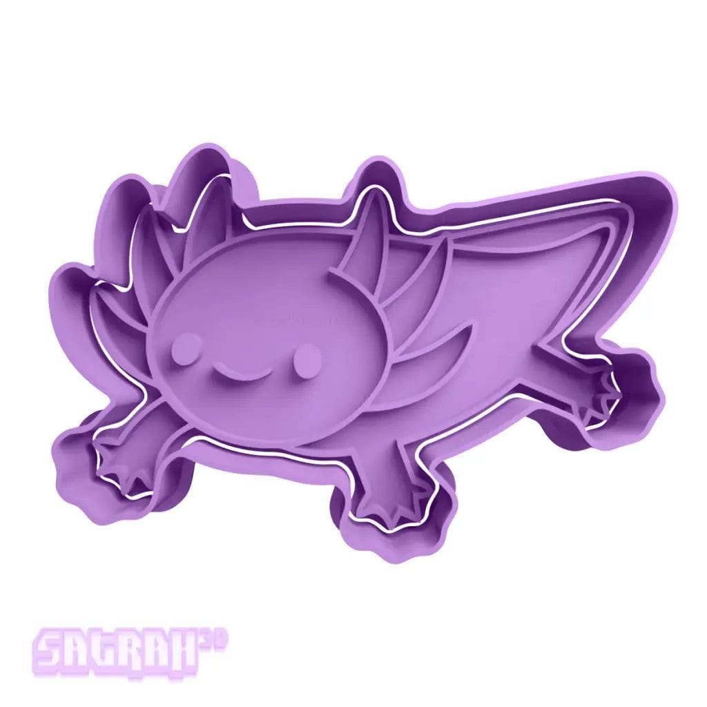 Axolotl cookie cutter satrah 3d