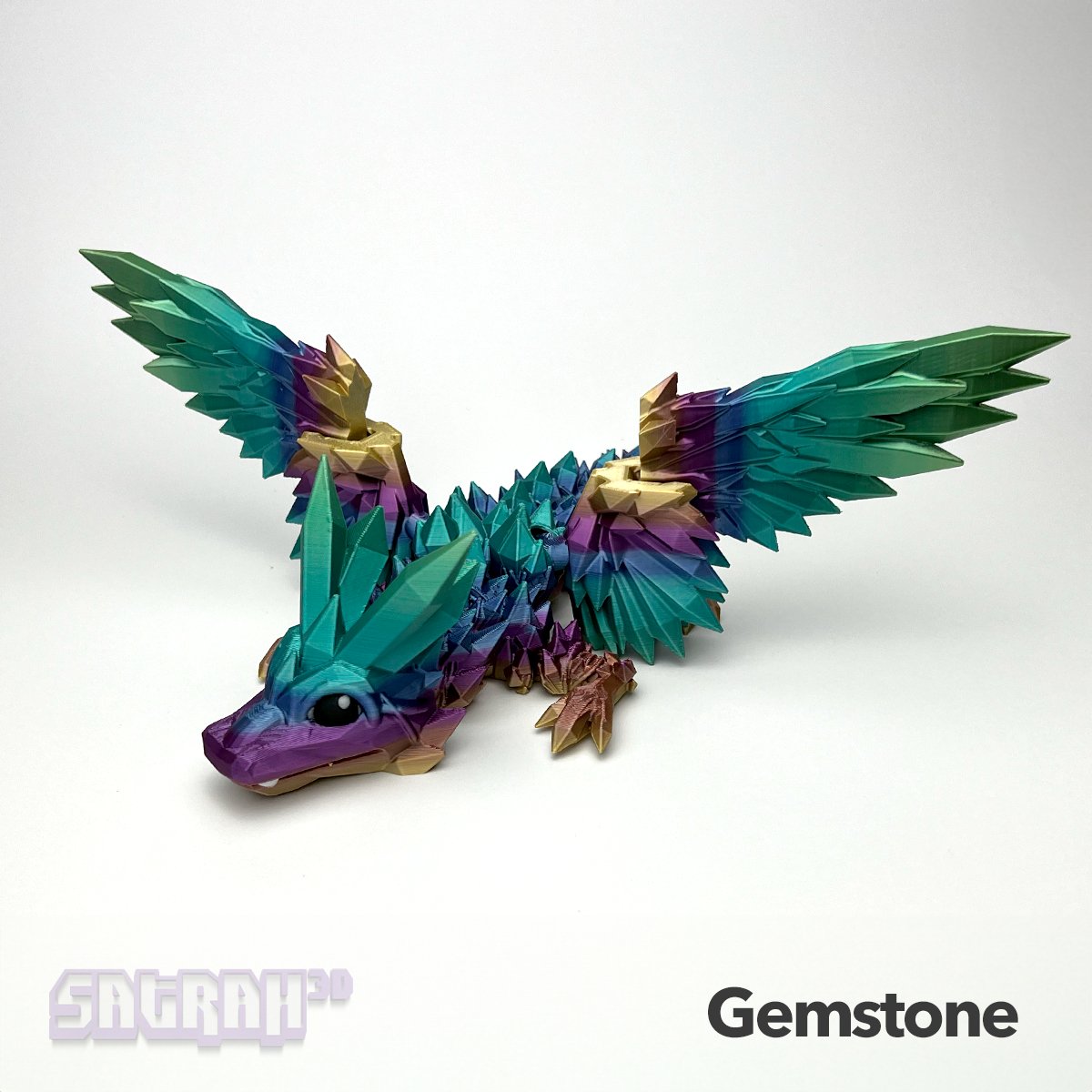 Baby Crystal Wing Dragon Fidget - Satrah 3D