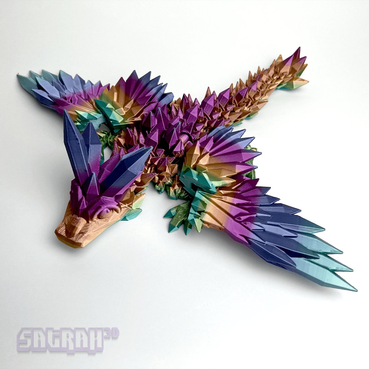 Baby Crystal Wing Dragon Fidget - Satrah 3D