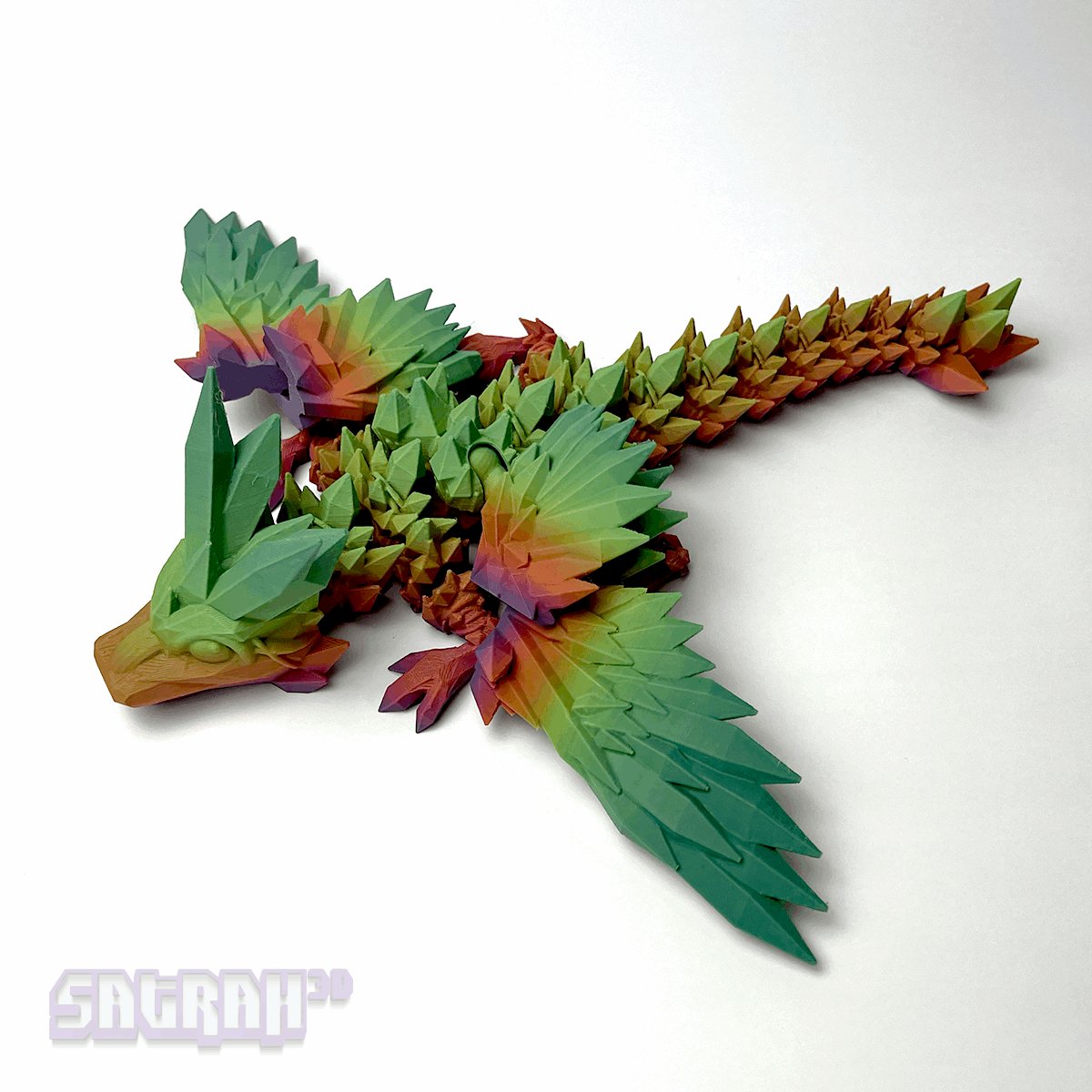 Baby Crystal Wing Dragon Fidget - Satrah 3D