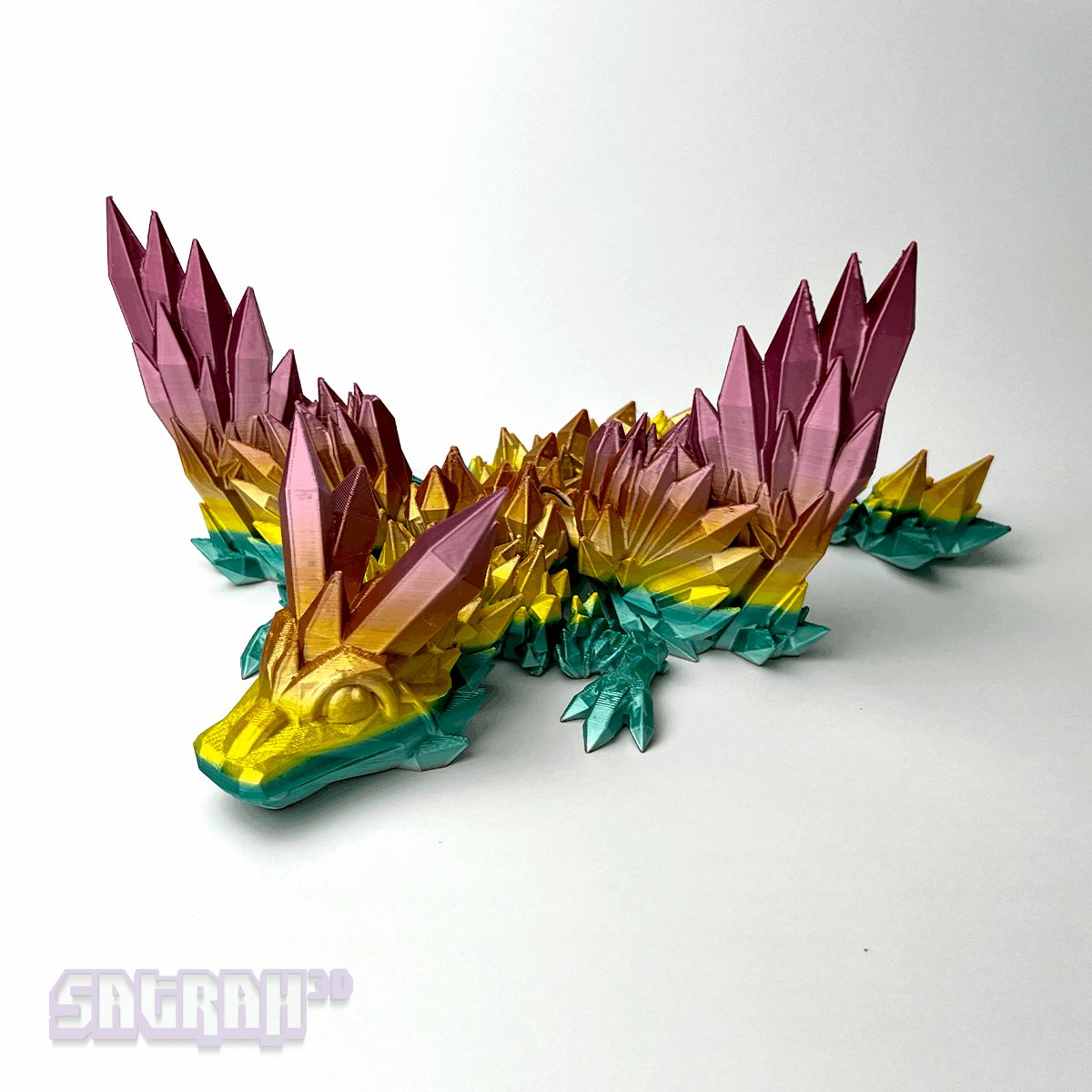 Baby Crystal Wing Dragon Fidget - Satrah 3D