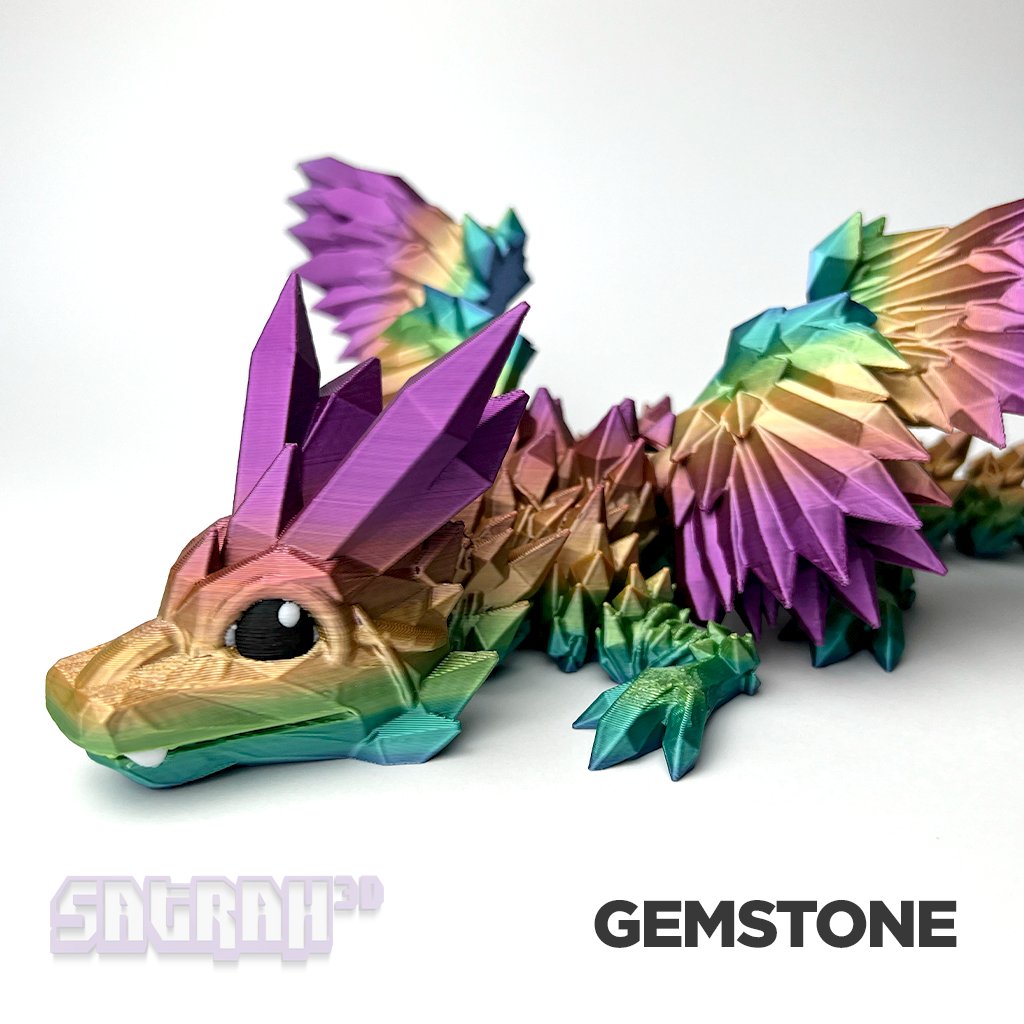 Baby Crystal Wing Dragon Fidget - Satrah 3D