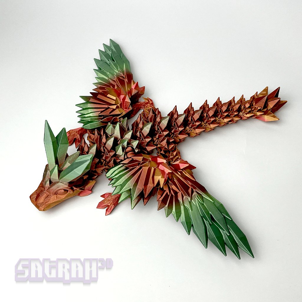 Baby Crystal Wing Dragon Fidget - Satrah 3D