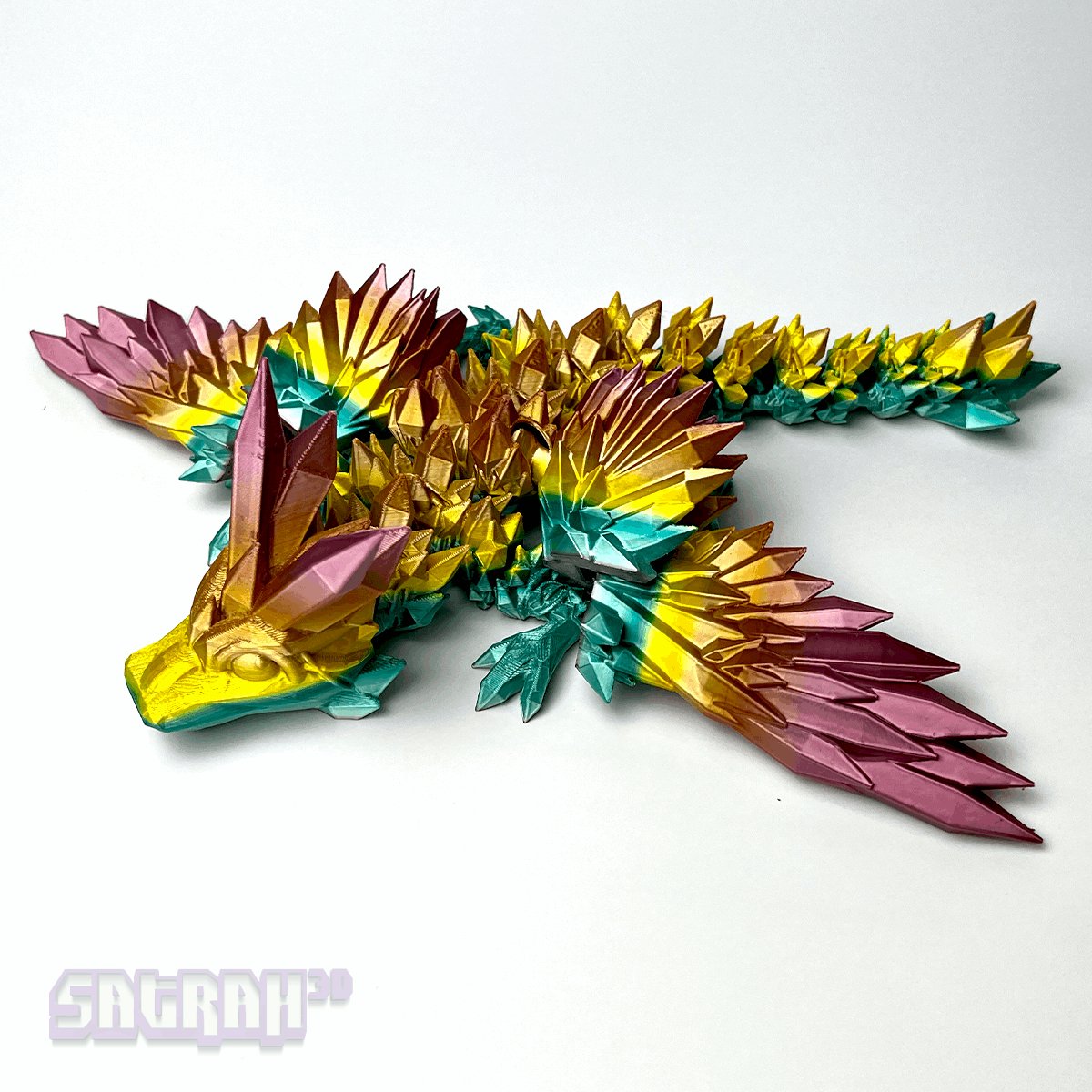 Baby Crystal Wing Dragon Fidget - Satrah 3D