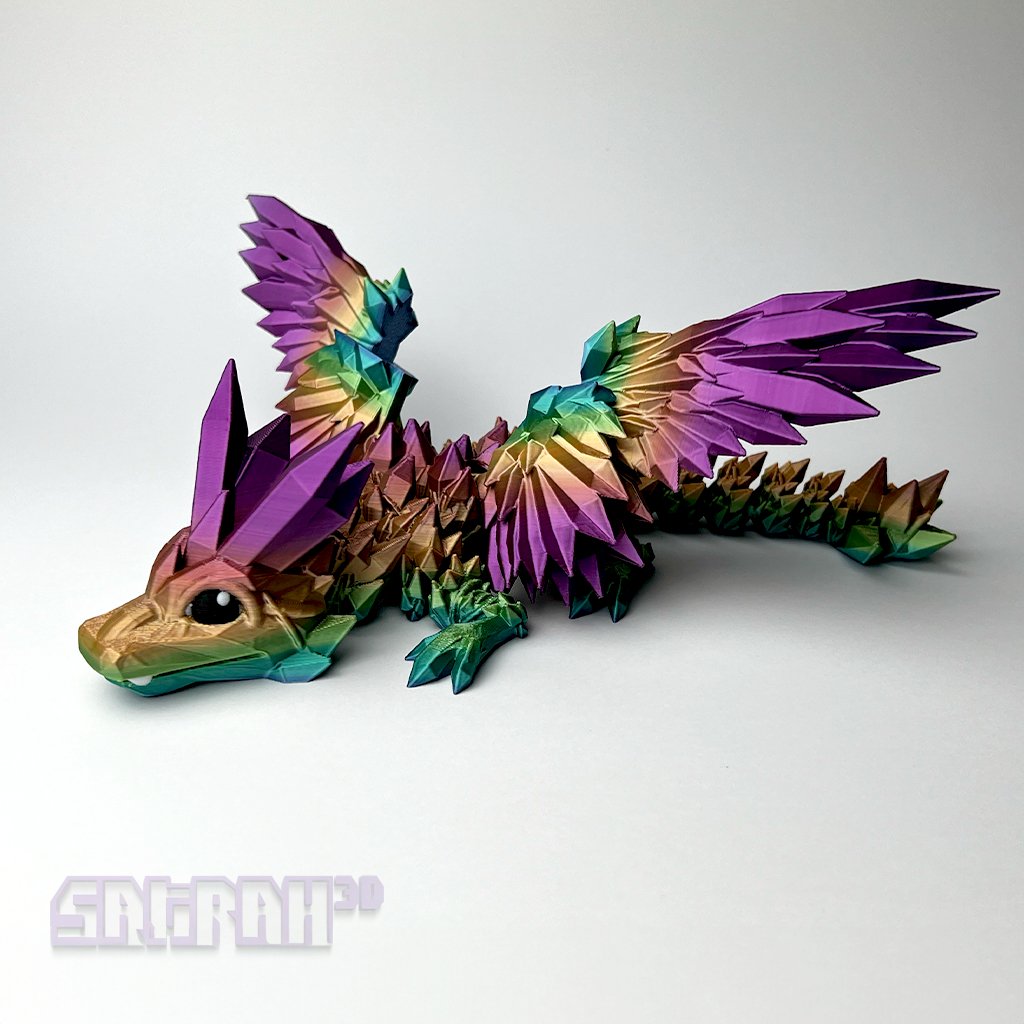 Baby Crystal Wing Dragon Fidget - Satrah 3D