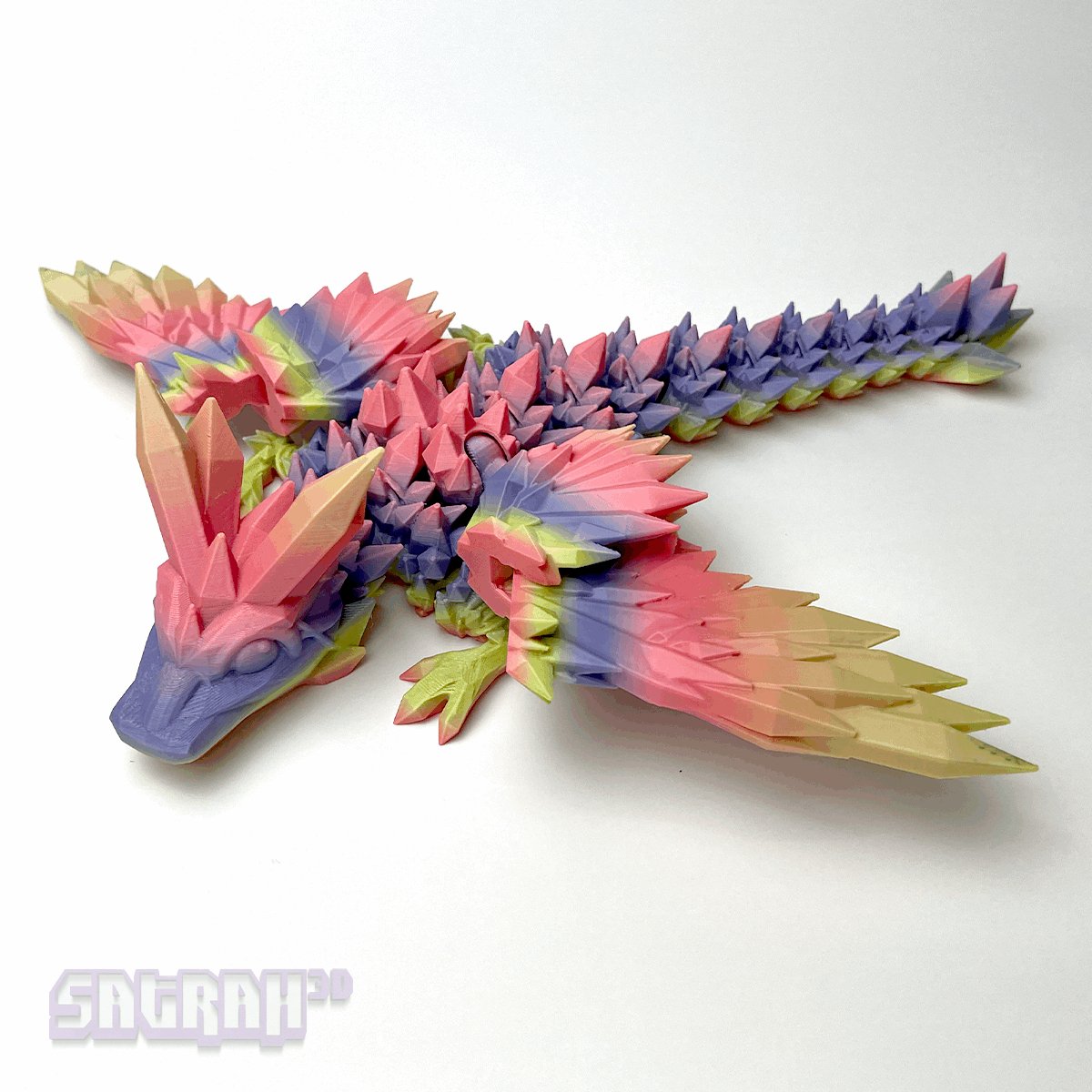 Baby Crystal Wing Dragon Fidget - Satrah 3D