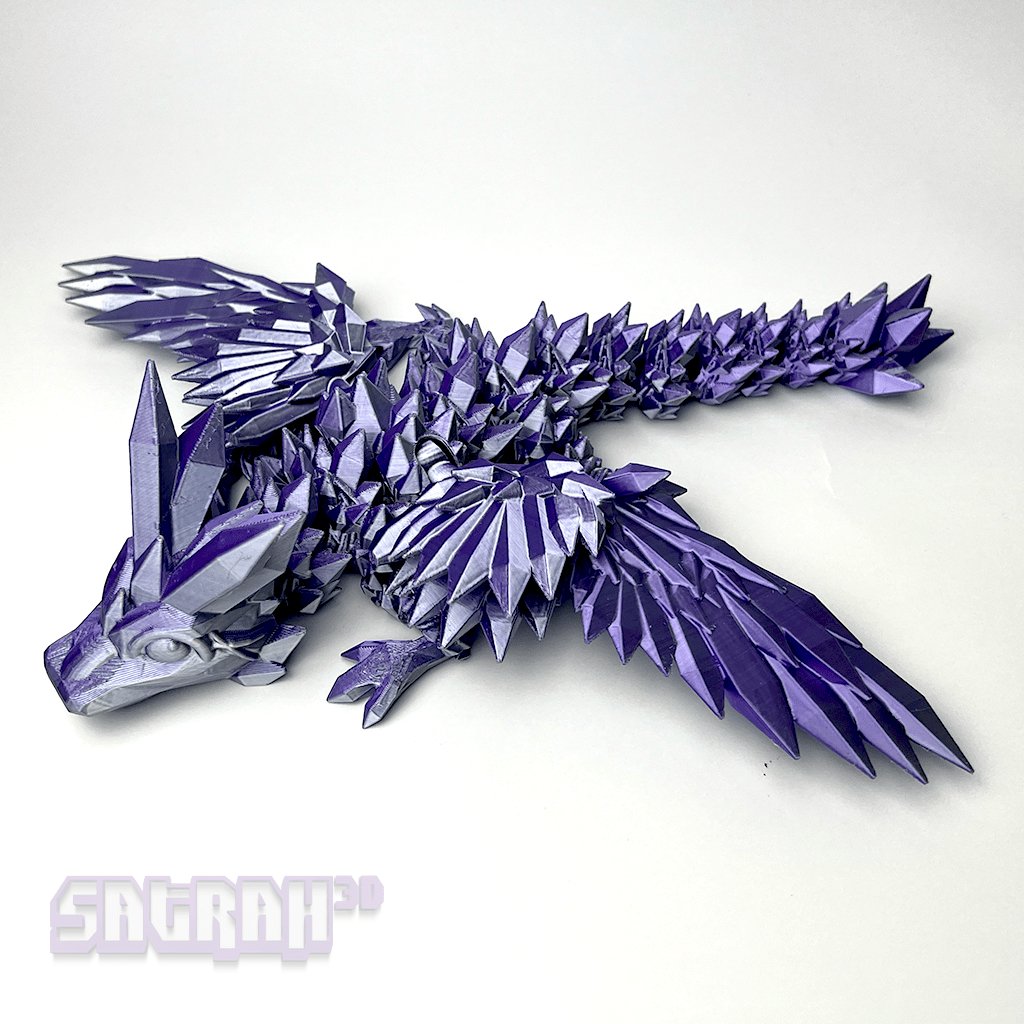 Baby Crystal Wing Dragon Fidget - Satrah 3D