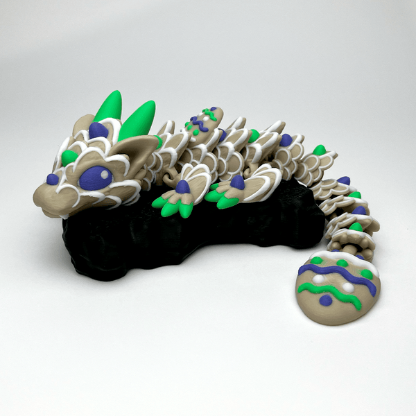 3D Printed Baby Dragon - Baby Easter Cookie Dragon