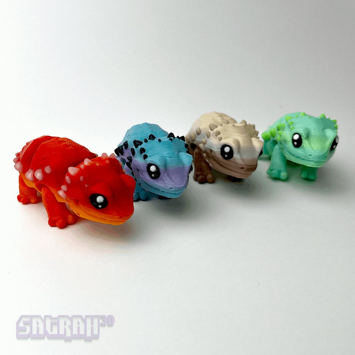 Baby Elemental Dragons ( Set of 4 ) - Satrah 3D