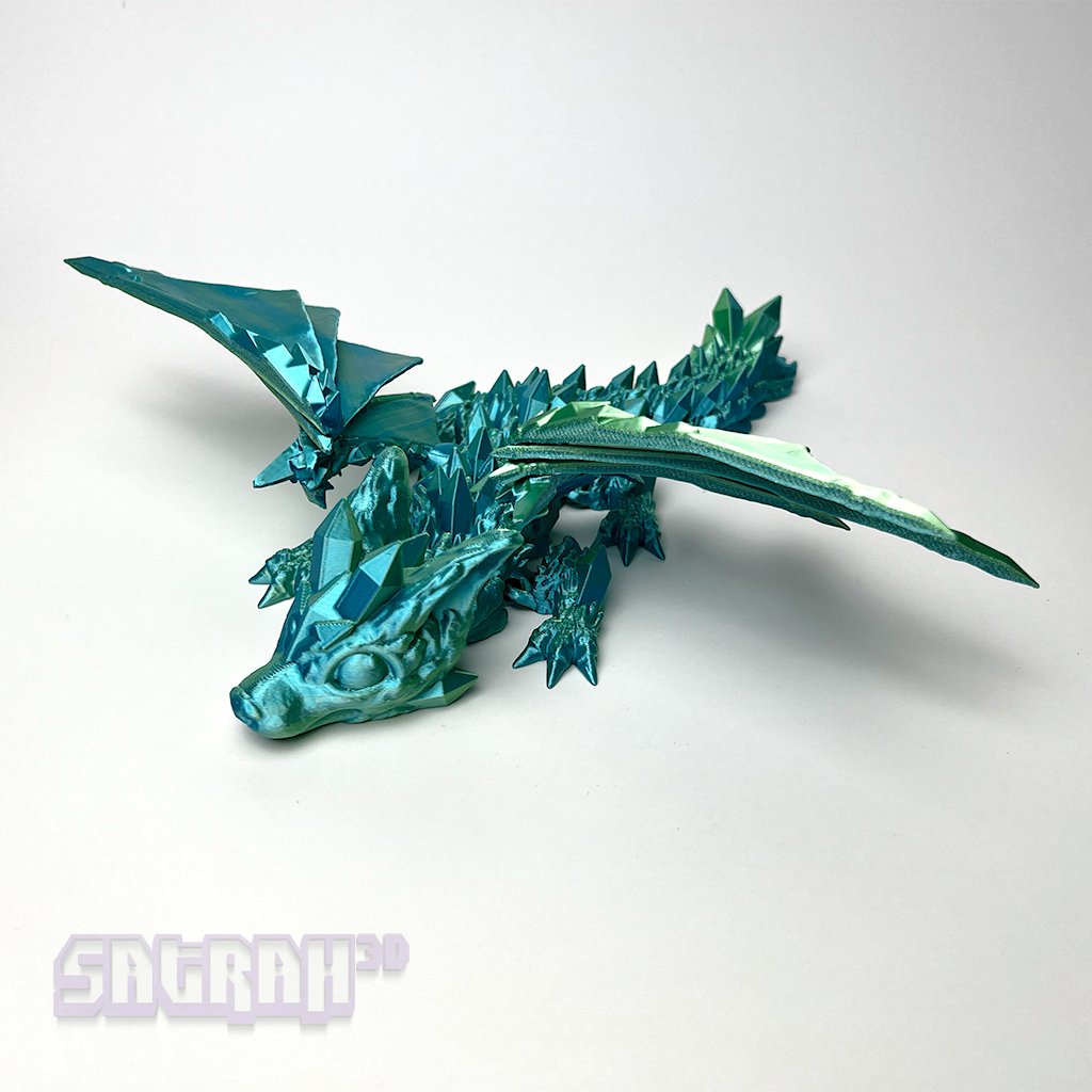 Baby Wolf Dragon Fidget - Satrah 3D