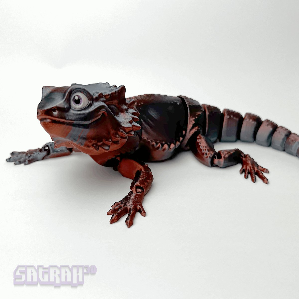 Custom 3D Articulating buy Skink Lizard Dragon Figure