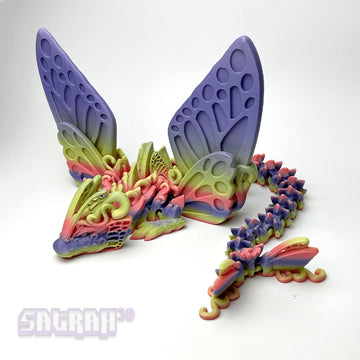 Butterfly Articulated Dragon - Satrah 3D