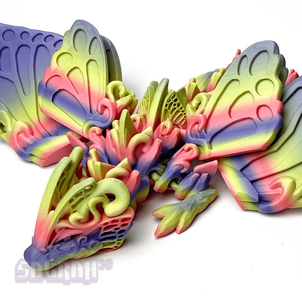 Butterfly Articulated Dragon - Satrah 3D