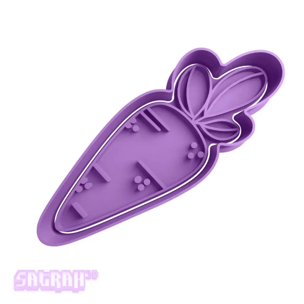 Carrot Cookie Cutter - Satrah 3D