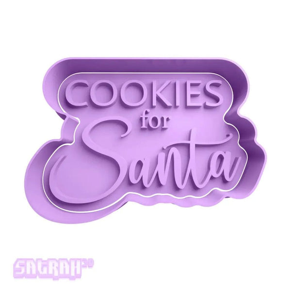 Cookies for Santa Cookie Cutter