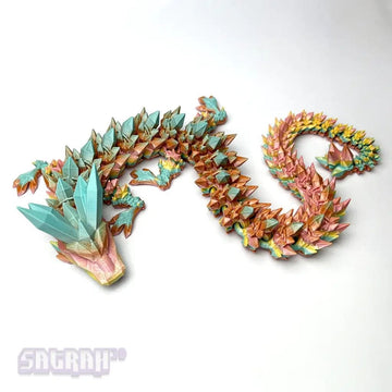 Crystal Dragon Articulated Fidget - Satrah 3D 