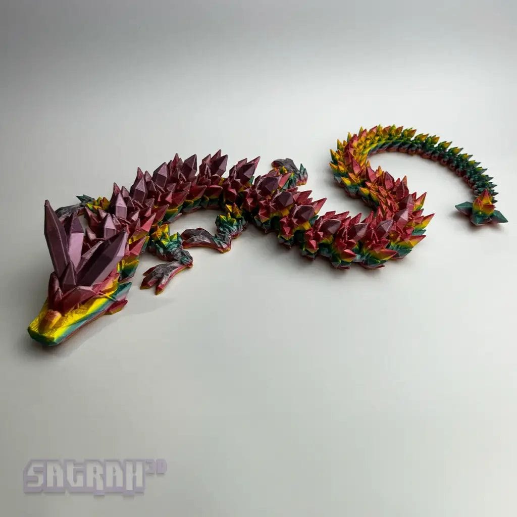 Crystal Dragon Articulated Fidget - Satrah 3D