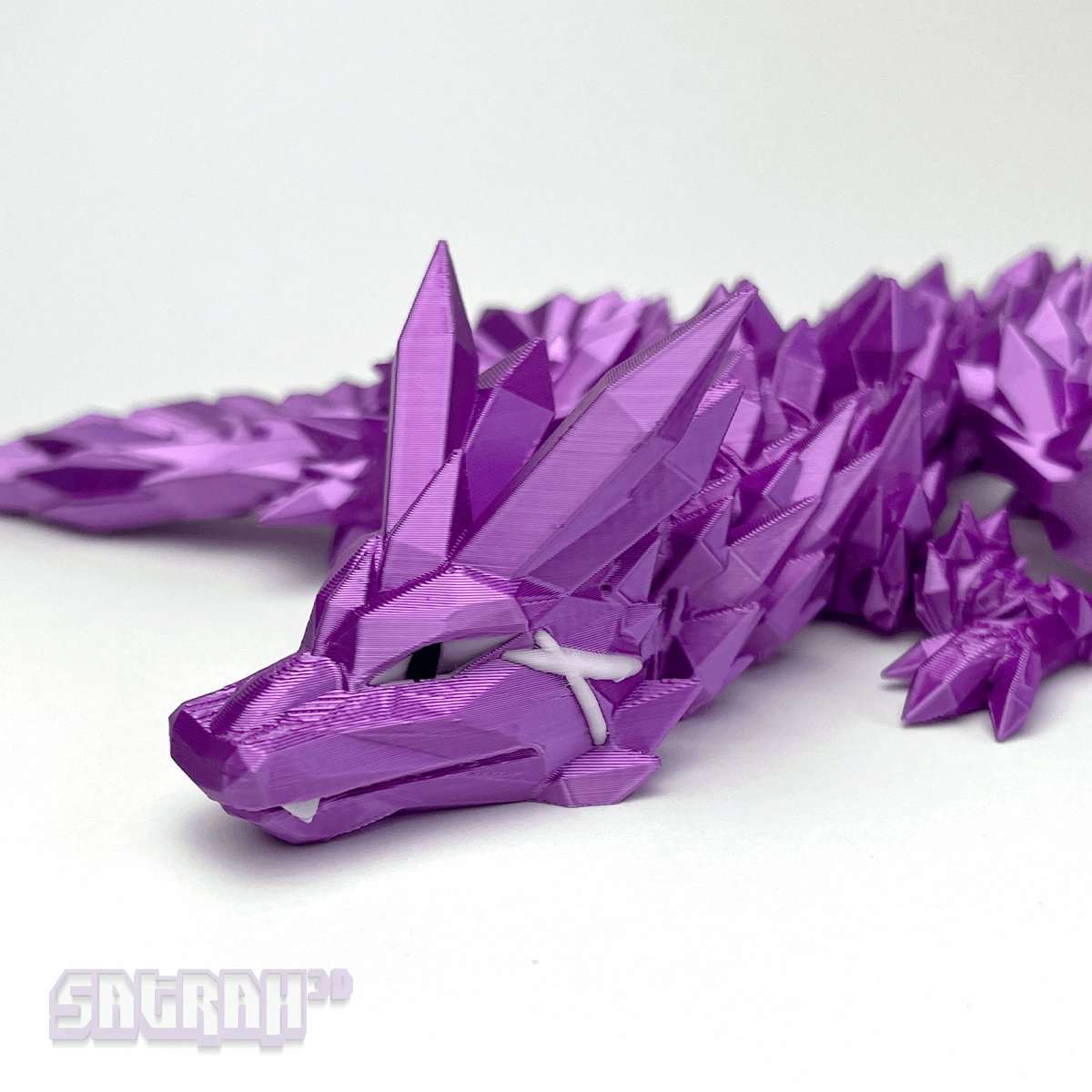 Crystal Wing Articulated Dragon - Satrah 3D