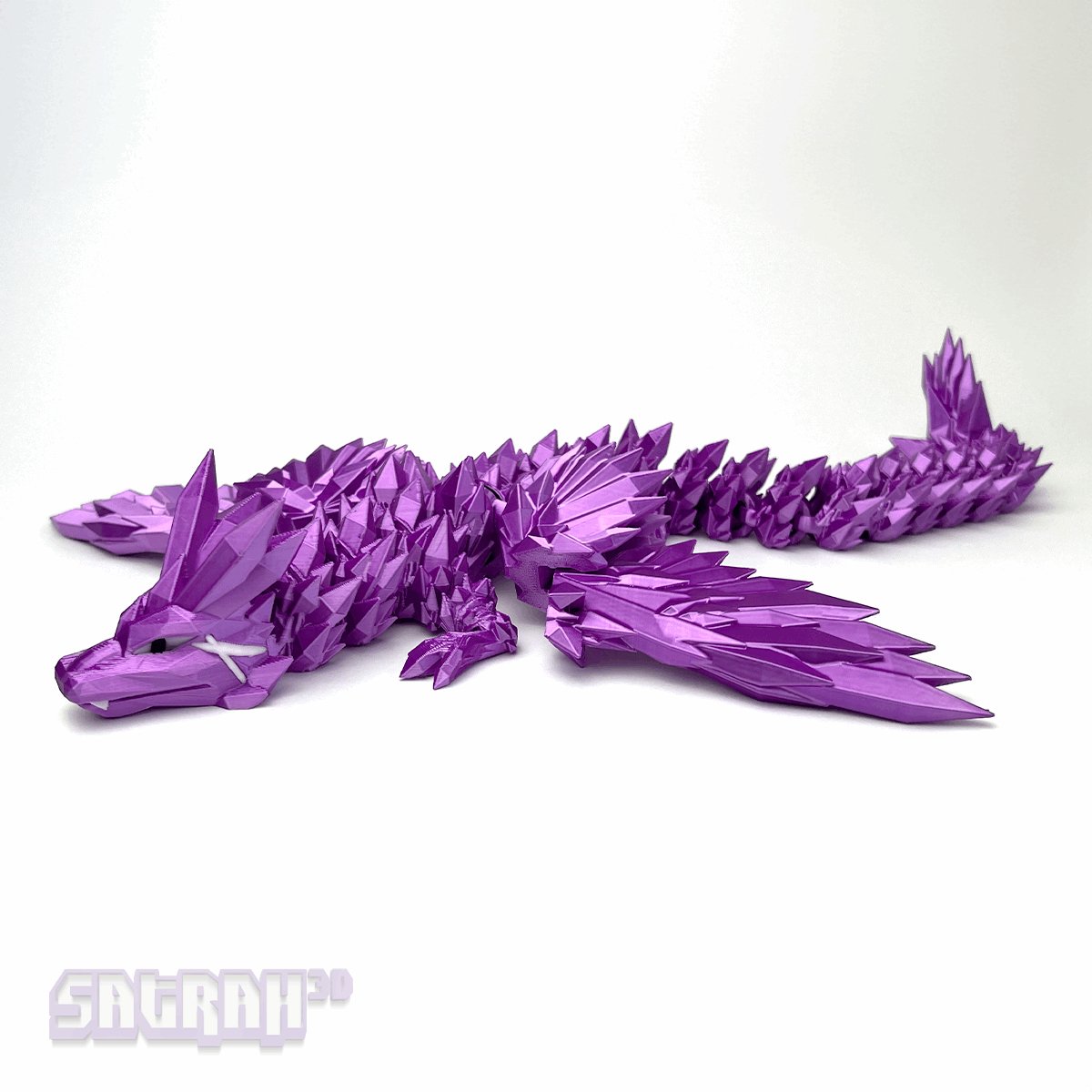 Crystal Wing Articulated Dragon - Satrah 3D