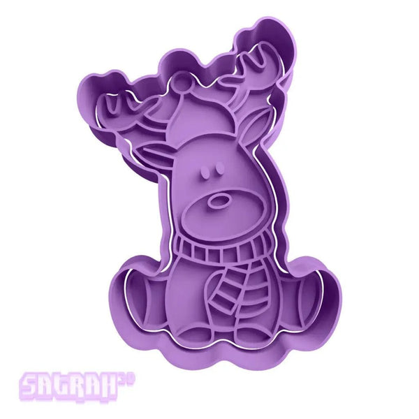 Cute Reindeer Cookie Cutter