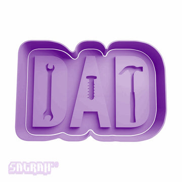 Dad Tool Cookie Cutter - Satrah 3D